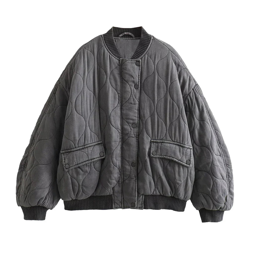 Quinn | Warme Damen Puffer Winterjacke mit lockerem Schnitt und Komfort 1