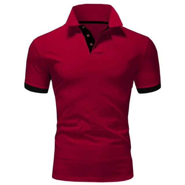 Variant image for Herren Poloshirt Schwarz Größe M Baumwolle Atmungsaktiv-22