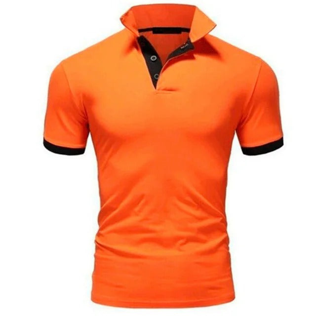 Variant image for Herren Poloshirt Schwarz Größe M Baumwolle Atmungsaktiv-8