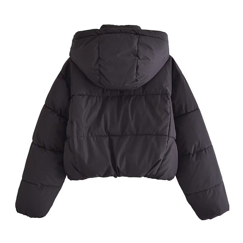 Ruby | Kurze Puffer-Winterjacke mit Kapuze für Damen 4