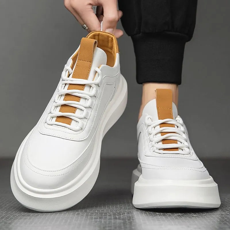 Herren Sneaker Weiß Größe 42 Atmungsaktiv Komfortabel-3