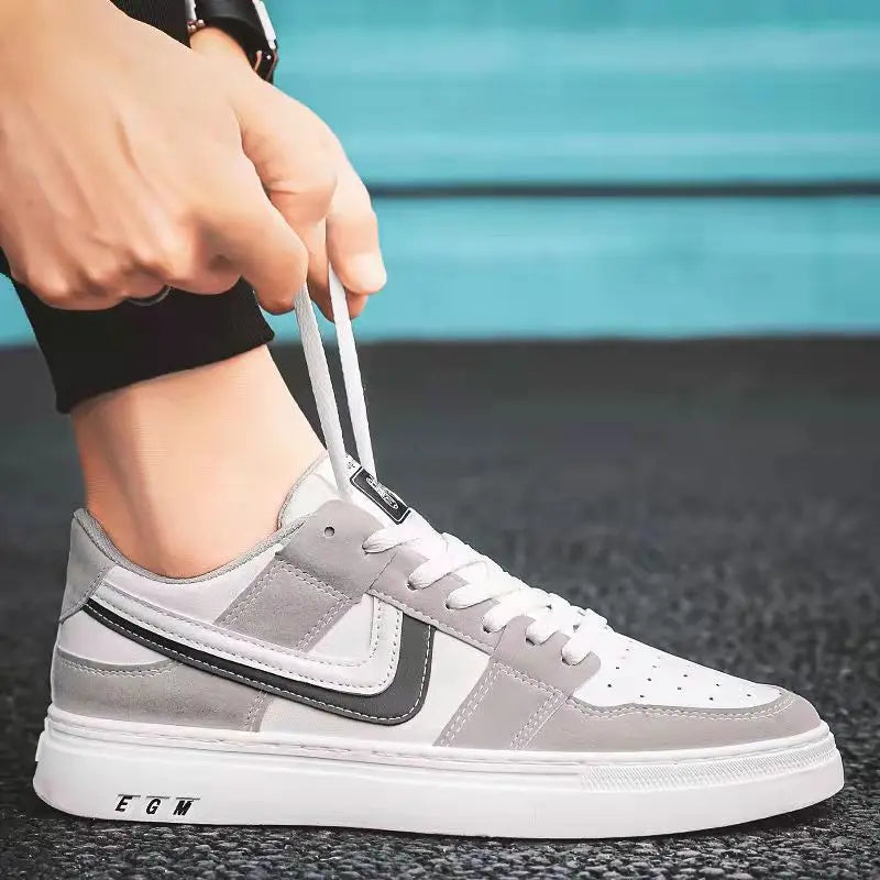 Herren Sneaker Grau Größe 42 Atmungsaktiv Schuhe für Komfort und Stil-3