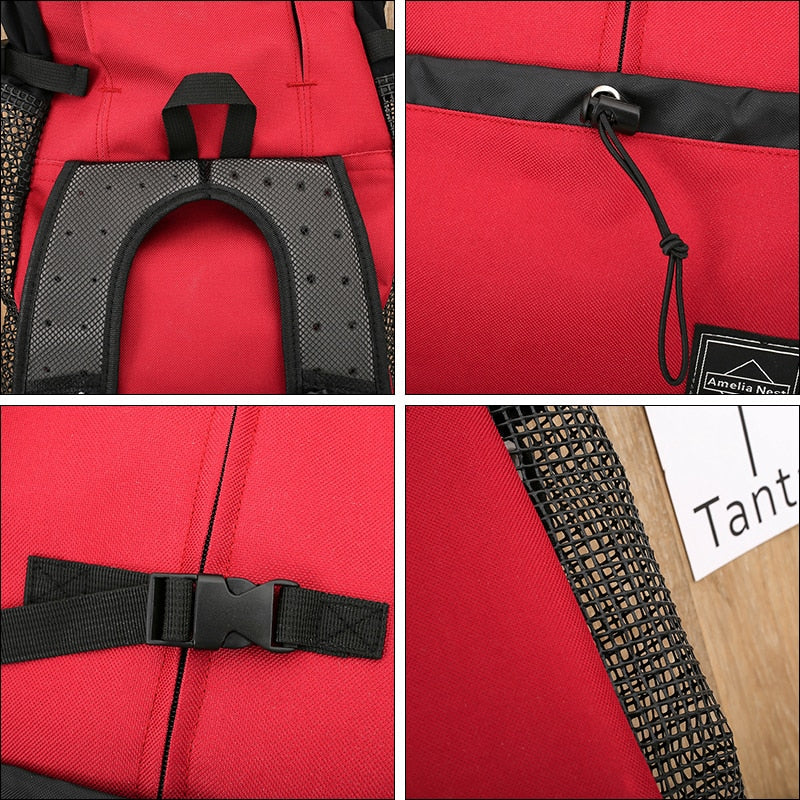 Safepaws – Robuste Hundereisetasche mit Seitentasche für Katzen und Hunde 2