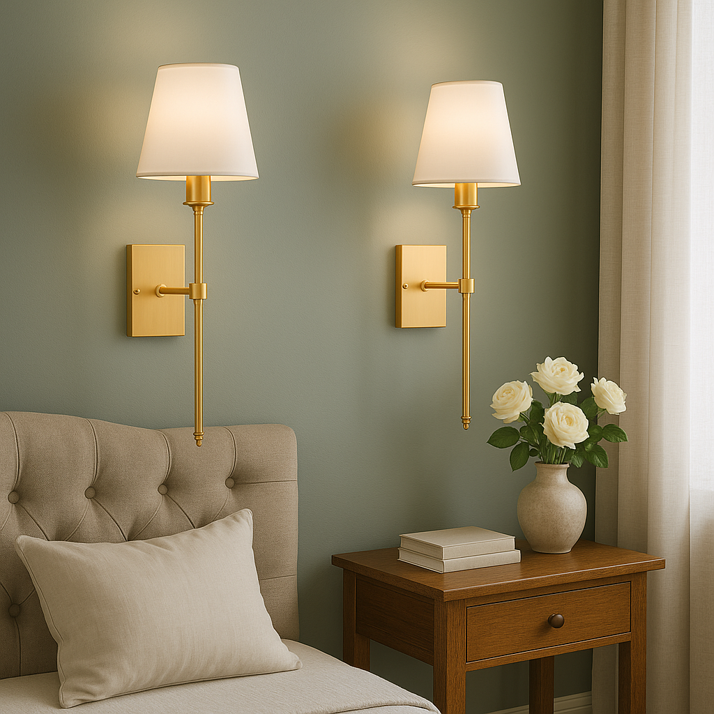 Scontra | Zeitlose Eleganz der kabelgebundenen Wandleuchte (2er-Pack) 2