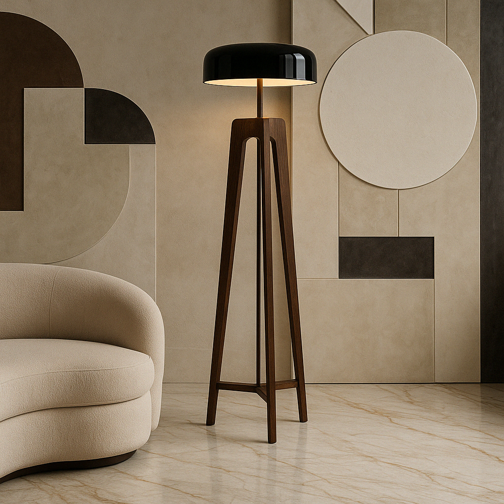 SkandiGlow | Minimalistische skandinavische Stehlampe 2