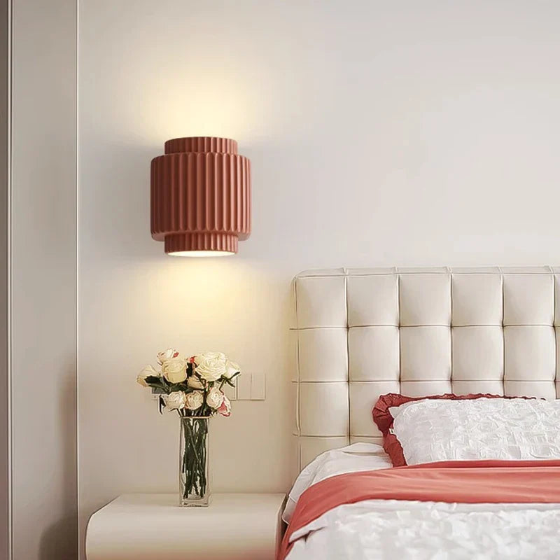 Skandinavische LED Wandleuchte PureBeam mit Gestreiftem Design – Energieeffiziente Wandlampe für Innenräume 0
