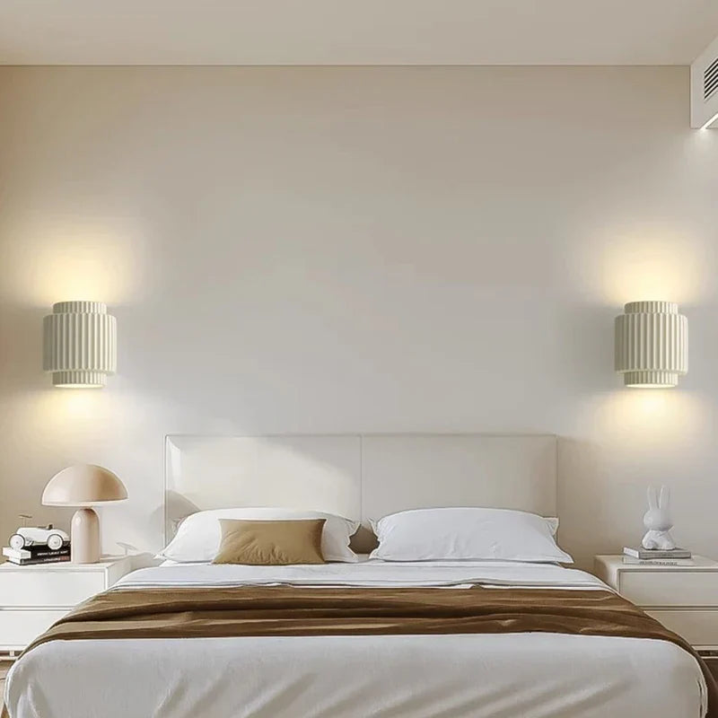 Skandinavische LED Wandleuchte PureBeam mit Gestreiftem Design – Energieeffiziente Wandlampe für Innenräume 5