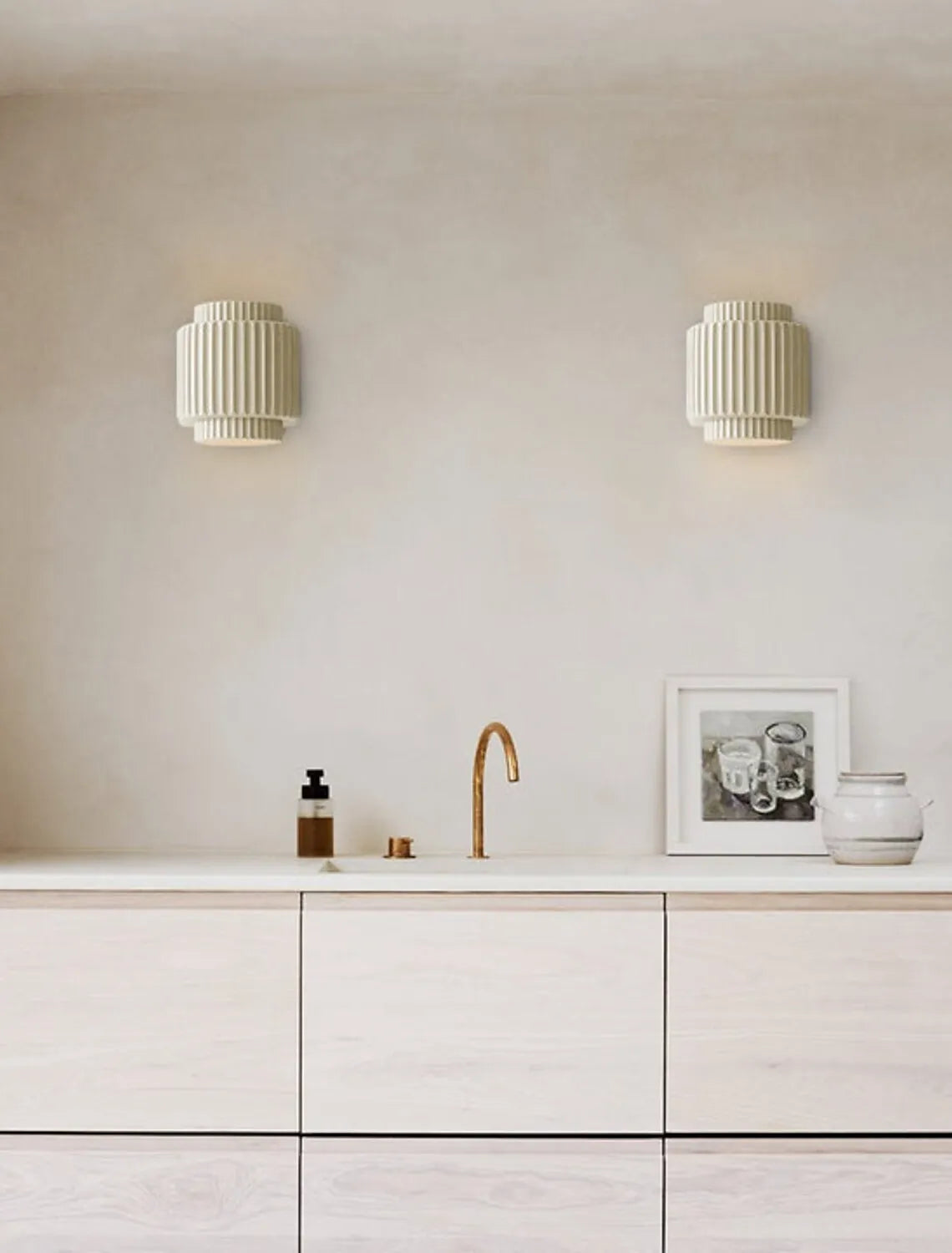 Skandinavische LED Wandleuchte PureBeam mit Gestreiftem Design – Energieeffiziente Wandlampe für Innenräume 6