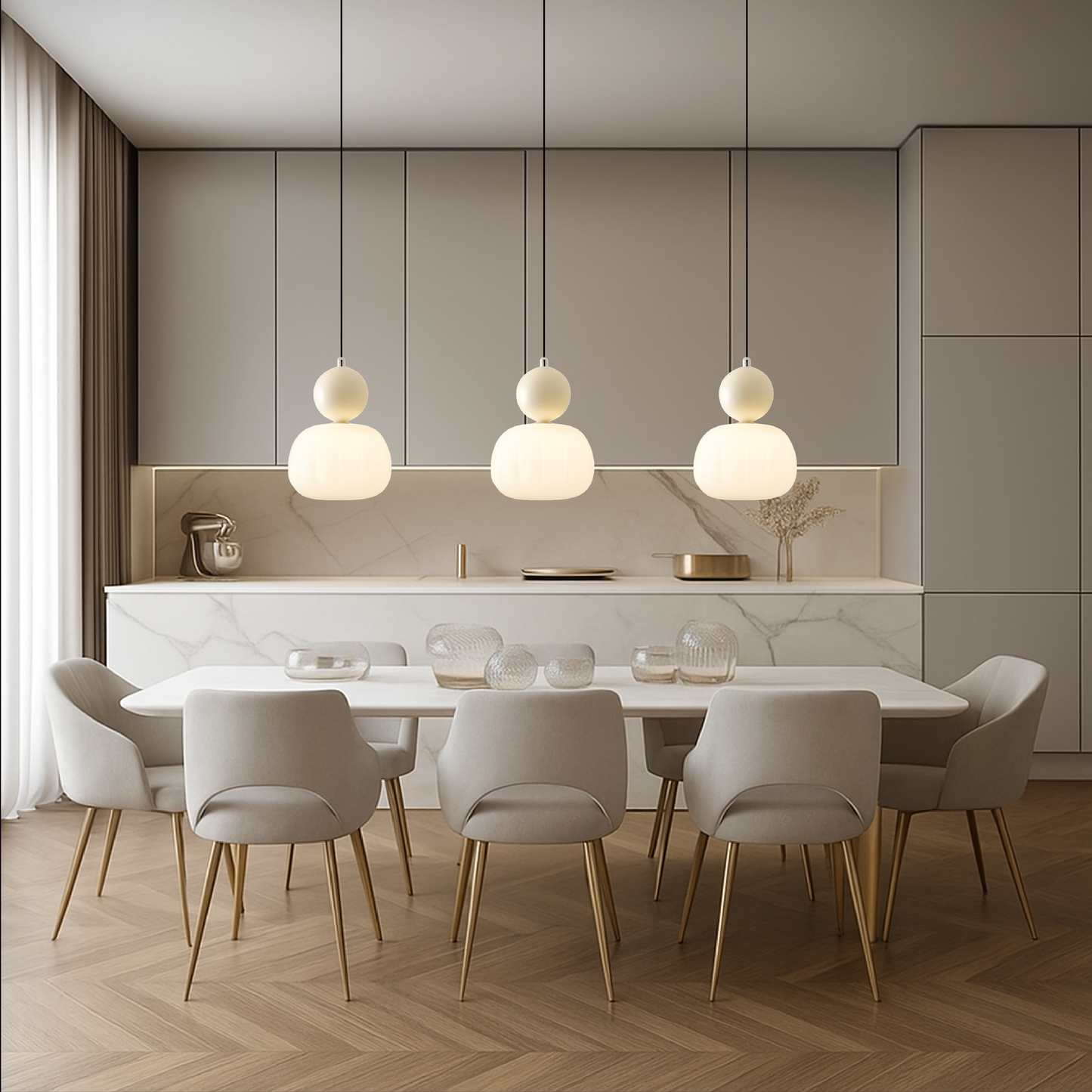Skylis | Minimalistische Hängelampe im künstlerischen Stil 4