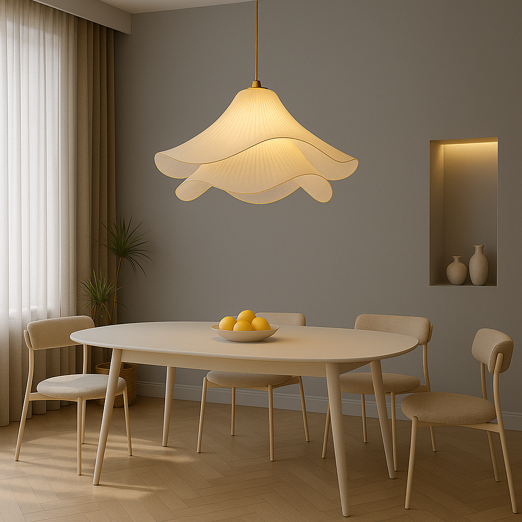 Skyvra | Minimalistische Blumen-Pendelleuchte für moderne Innenräume 2