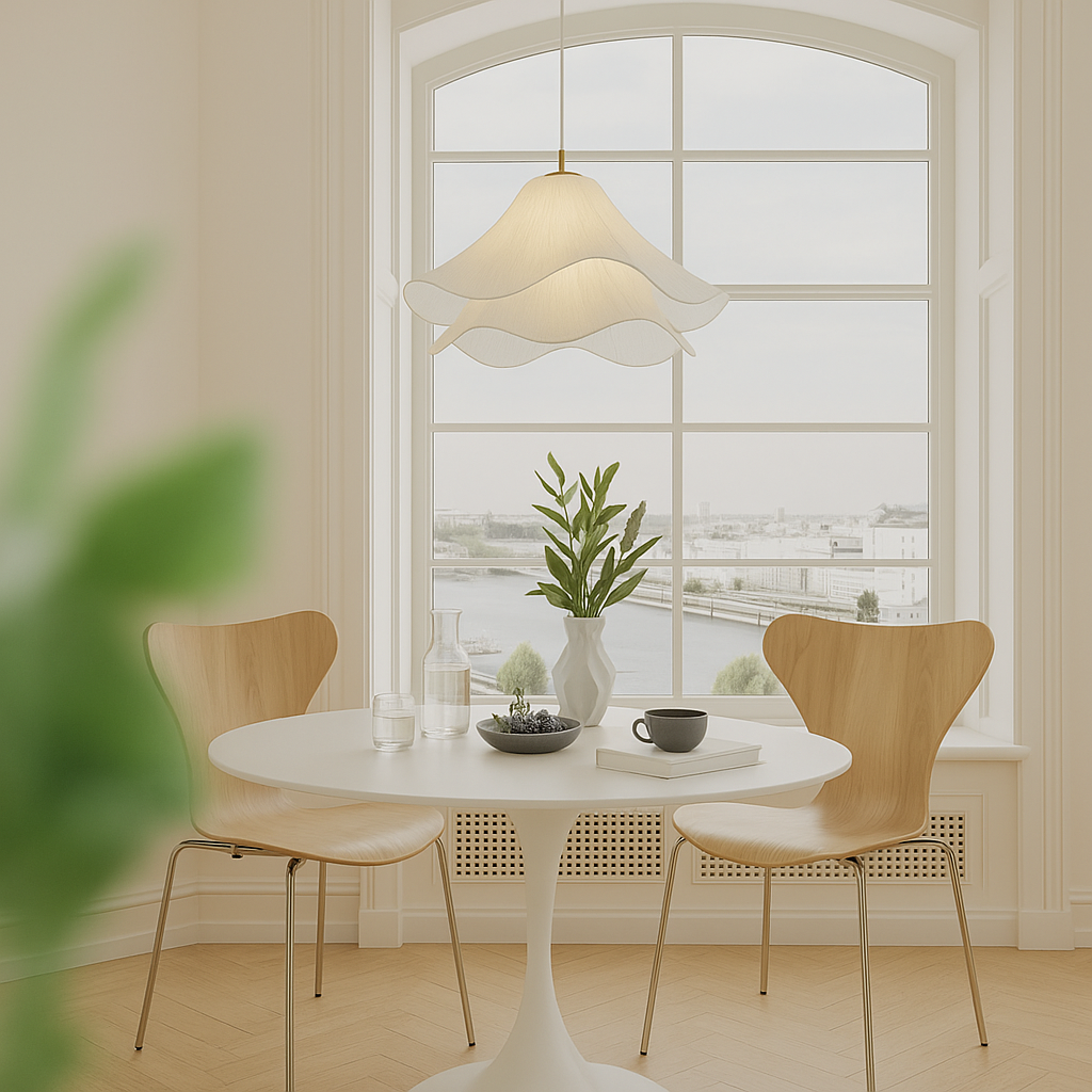 Skyvra | Minimalistische Blumen-Pendelleuchte für moderne Innenräume 5