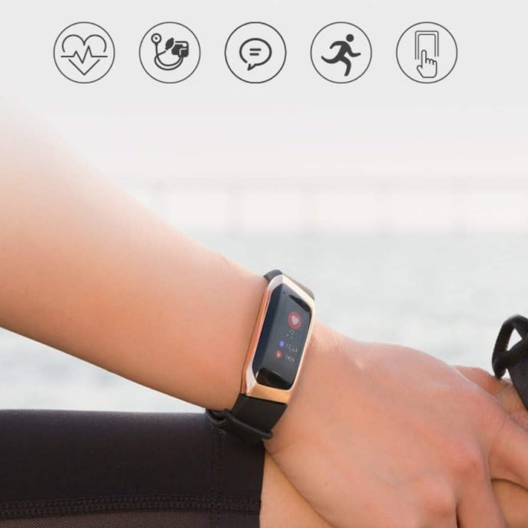 Smartwatch Fitness Tracker Herzfrequenzmonitor Wasserdicht IP67 für Männer und Frauen 3