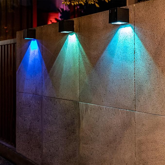 Solar LED Außenwandlampe – Wetterfeste Aussenleuchte für stilvolle Außenbeleuchtung im Garten 4