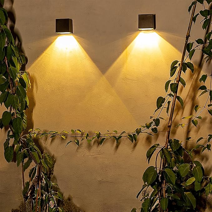 Solar LED Außenwandlampe – Wetterfeste Aussenleuchte für stilvolle Außenbeleuchtung im Garten 5