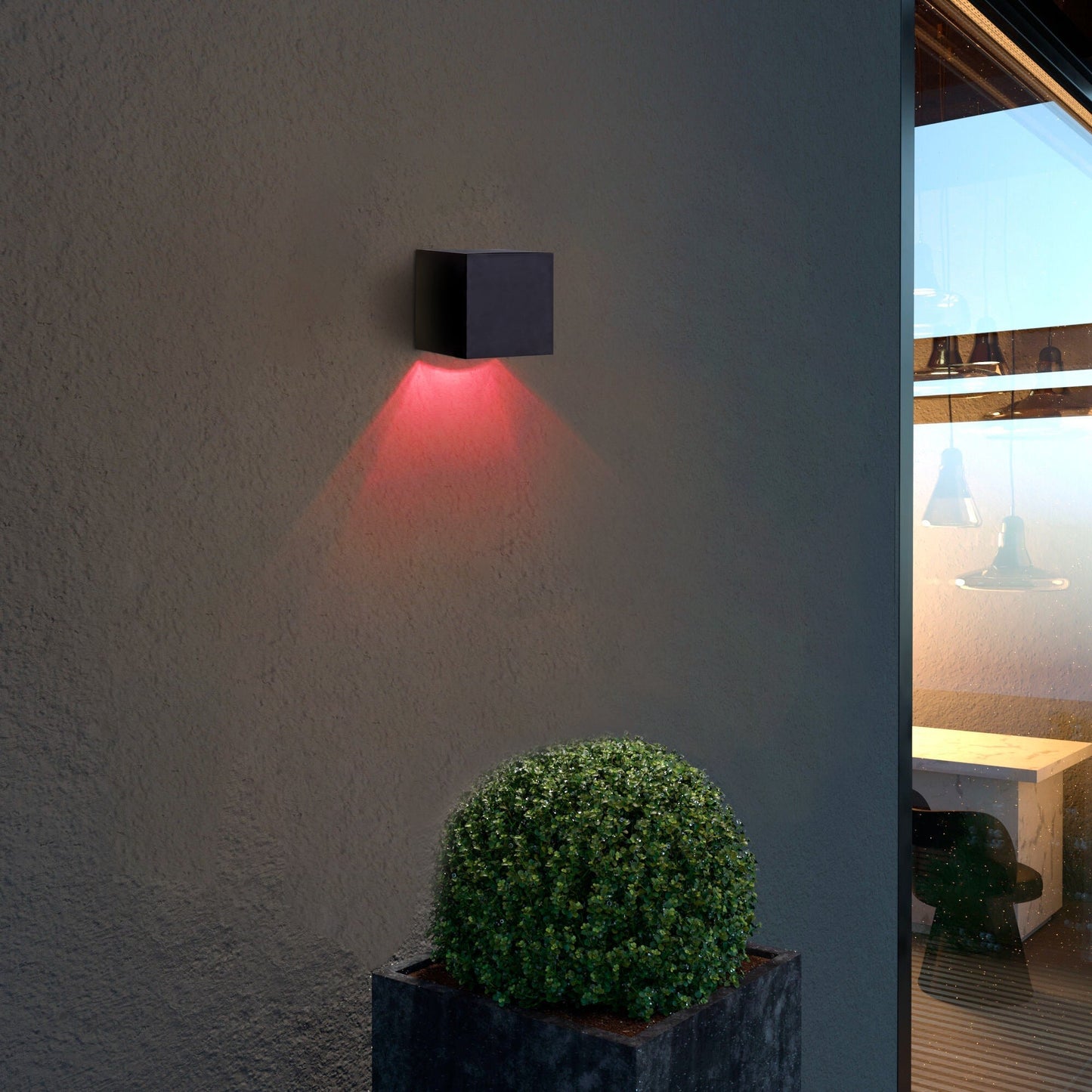 Solar LED Außenwandlampe – Wetterfeste Aussenleuchte für stilvolle Außenbeleuchtung im Garten 6