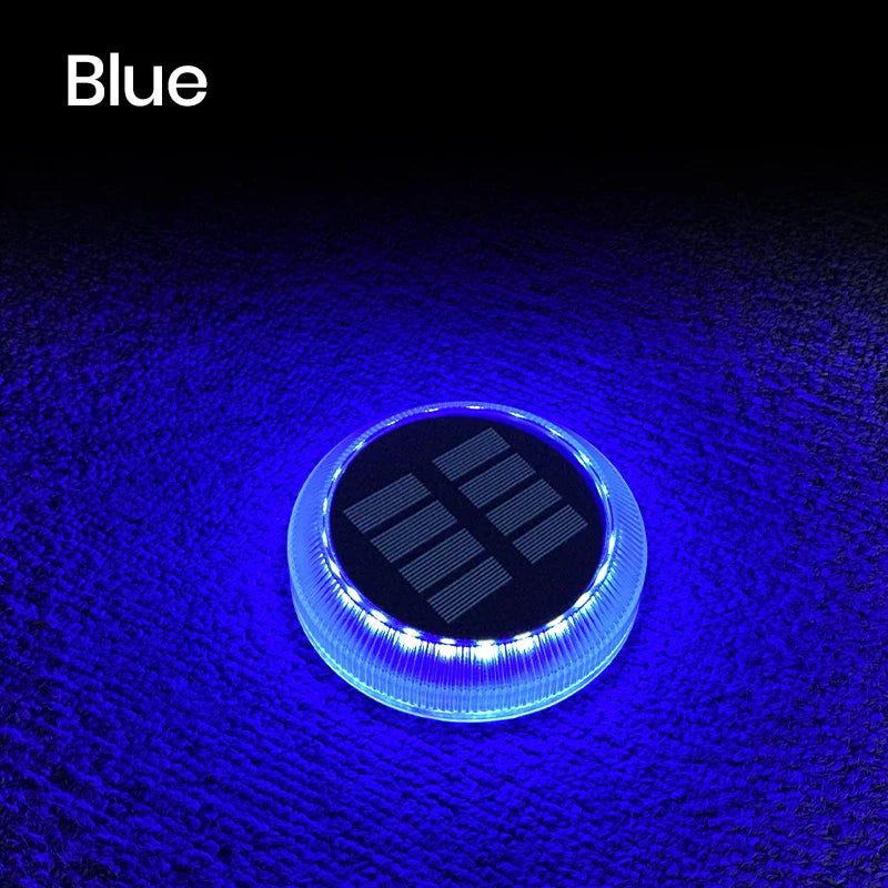 Solarleuchten Set mit 360° Lichtverteilung – IP68 Wasserdicht, Kabellos für Garten und Außenbereiche 5
