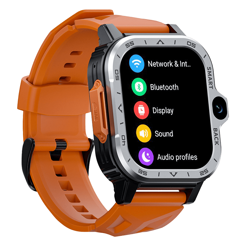Stabile SIM-Smartwatch mit GPS, HD-Kamera und Gesundheitsüberwachung – Schwarz, IP68 wasserdicht, für Android und iOS 2