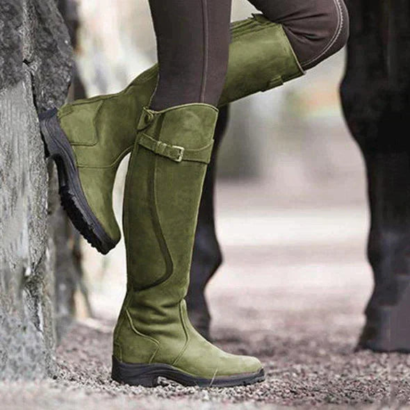 Stilvolle wasserdichte kniehohe Stiefel für Damen 4