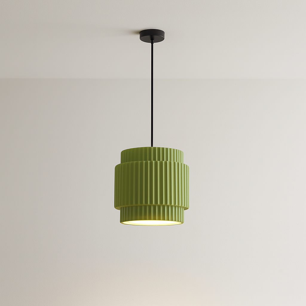 Tempo | Minimalistische Eleganz Keramikfarbene Hängelampe 6