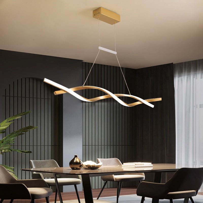 TwirlLuxe – Moderner Spiral-Kronleuchter 2