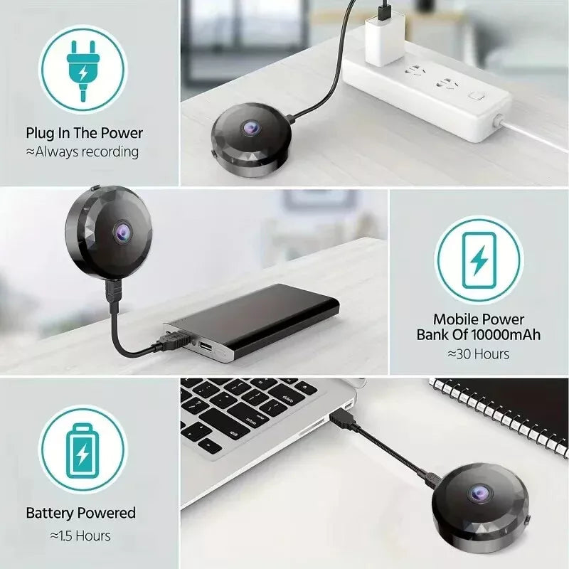 Überwachungskamera WLAN mit Live Übertragung auf Handy – 1080P HD Mini Kamera für Diskrete Überwachung Zuhause und Büro 2