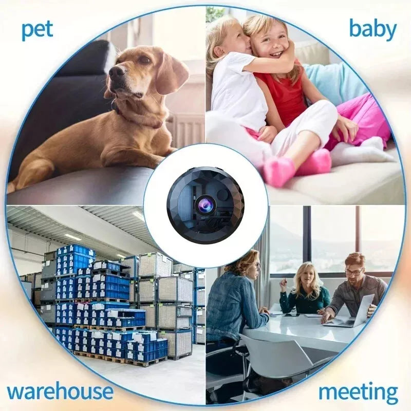Überwachungskamera WLAN mit Live Übertragung auf Handy – 1080P HD Mini Kamera für Diskrete Überwachung Zuhause und Büro 6