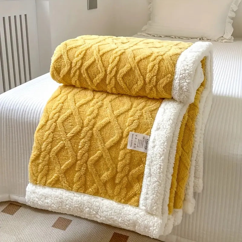 Ultra-Kuschelige Fluffy Decke aus Sherpa-Fleece – Weich und Warm für Alle Jahreszeiten, Ideal als Bettdecke oder Wolldecke 8