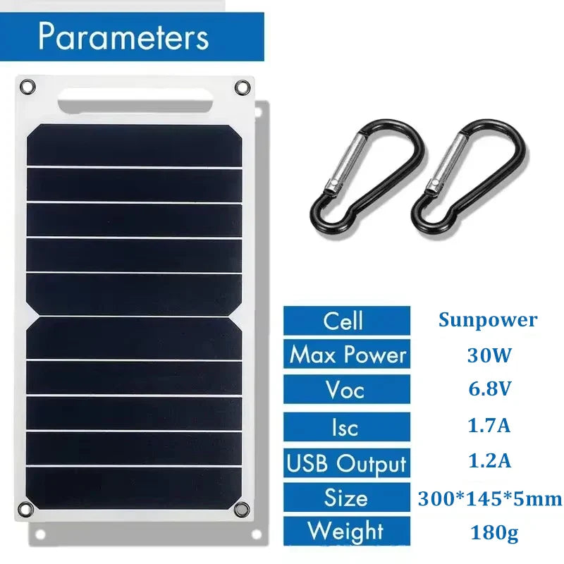 Ultrathin Solar Ladegerät für Handys – Wetterfest, Tragbar, 6W Leistung für Outdoor-Aktivitäten 2