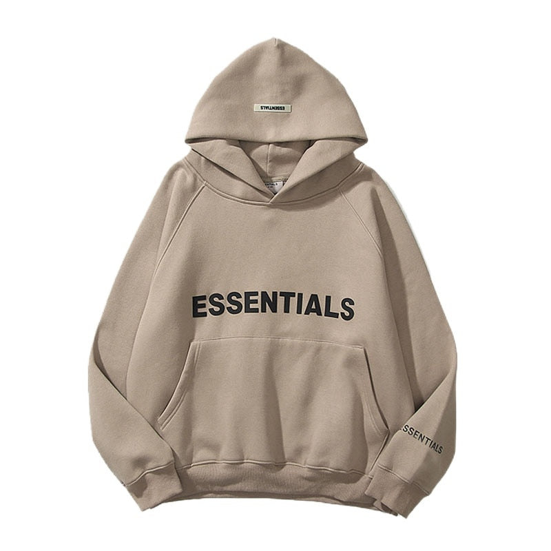 Unisex Hoodie Flauschig mit Kängurutasche und Kapuze Baumwolle 0