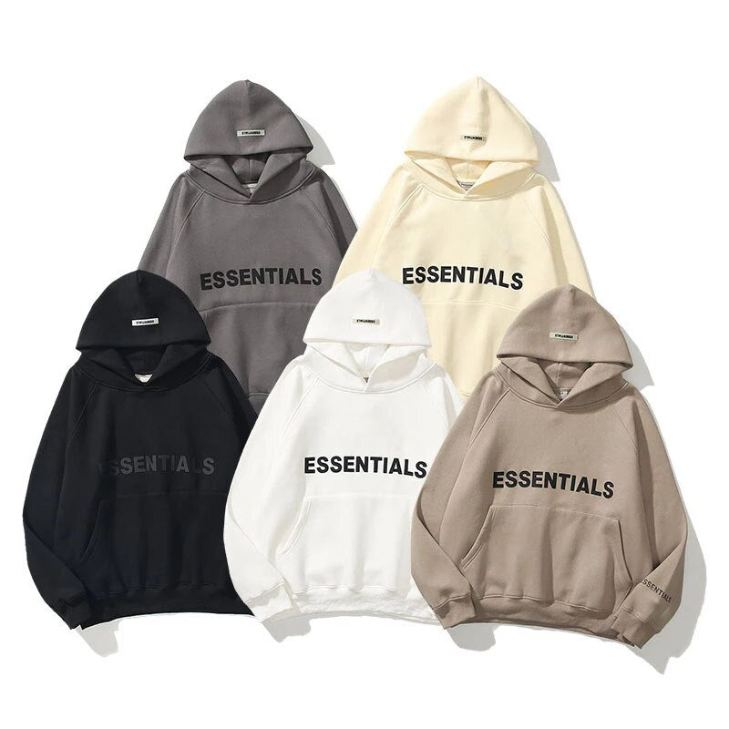 Unisex Hoodie Flauschig mit Kängurutasche und Kapuze Baumwolle 1
