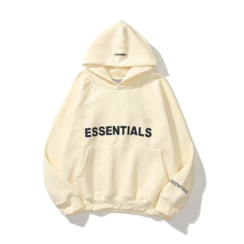 Unisex Hoodie Flauschig mit Kängurutasche und Kapuze Baumwolle 6