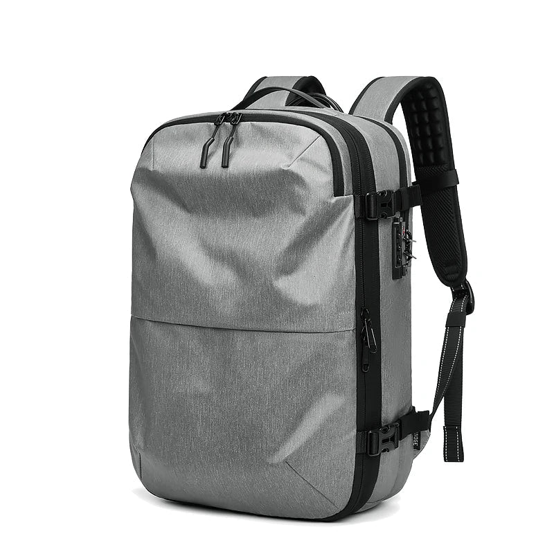 Unisex Laptop Rucksack 60L Anti-Diebstahl Wasserdicht Oxford mit Vakuumkompression 13