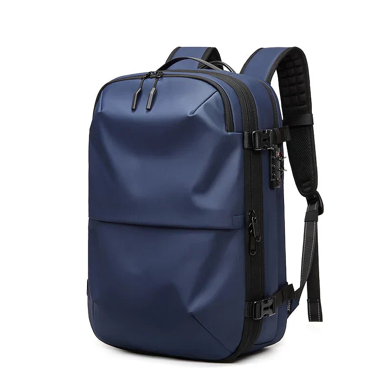 Unisex Laptop Rucksack 60L Anti-Diebstahl Wasserdicht Oxford mit Vakuumkompression 14