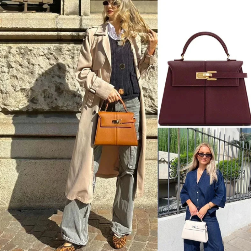 Selina | Shoulder & Crossbody Bag made of Genuine Leather – Fashionable Versatile Handbag | New Style | For Daily & Professional Use by Women