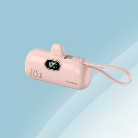 Powerbank compacta de 5000mAh con carga rápida de 22,5 W – Ideal para iPhone y para llevar