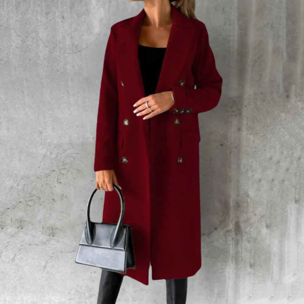 Valeria | Eleganter Damen Langer Trenchcoat mit zeitlosem Komfort 5