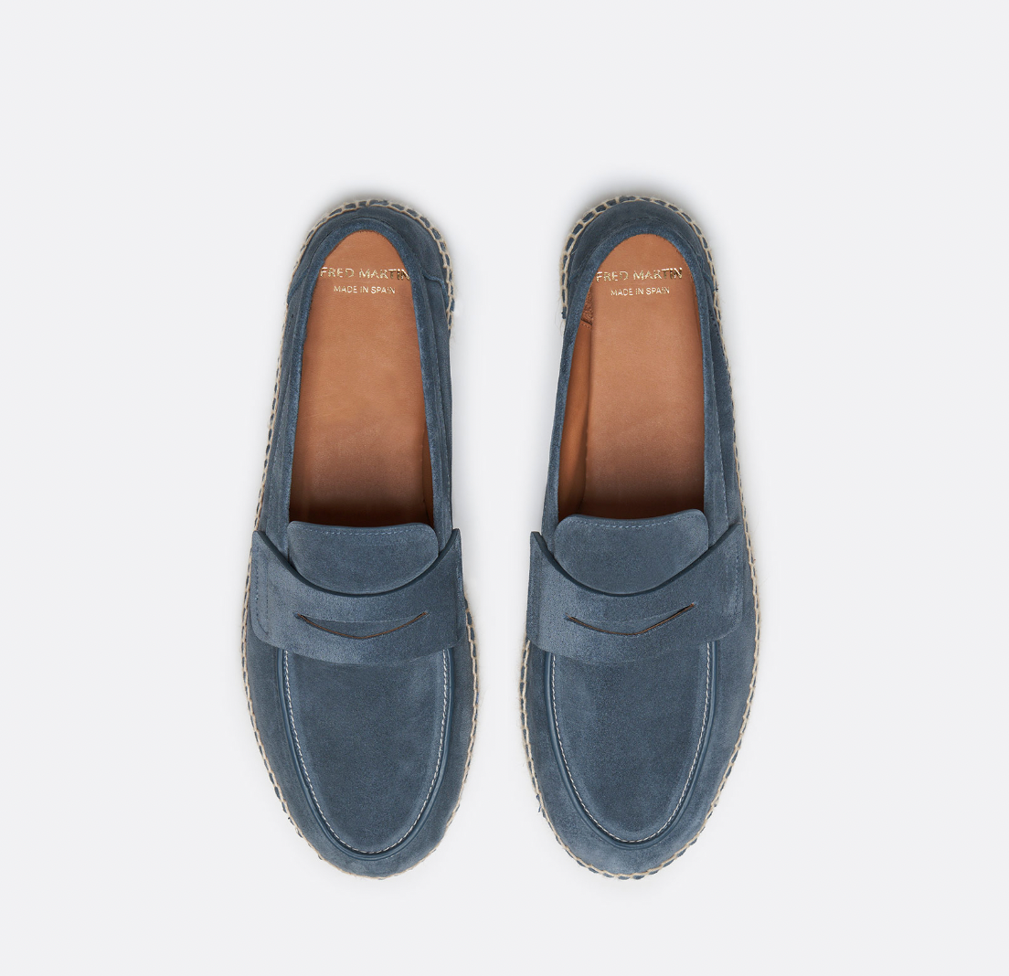 Herren Slipper Braun Größe 42 Leder Vintage Slip-On Loafer-3