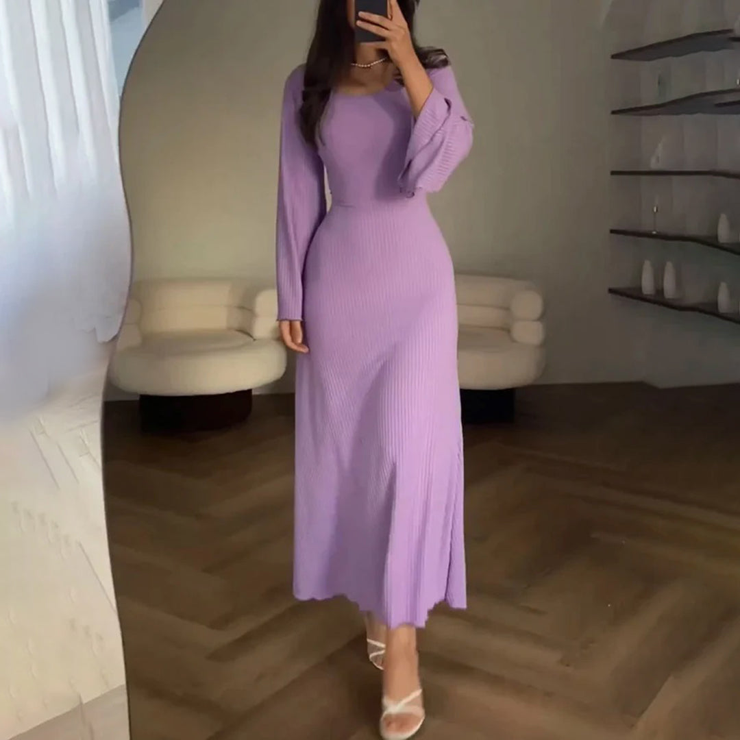 Elegantes Sommerkleid Damen Aus Hochwertigem Polyester - Lang und Atmungsaktiv-1