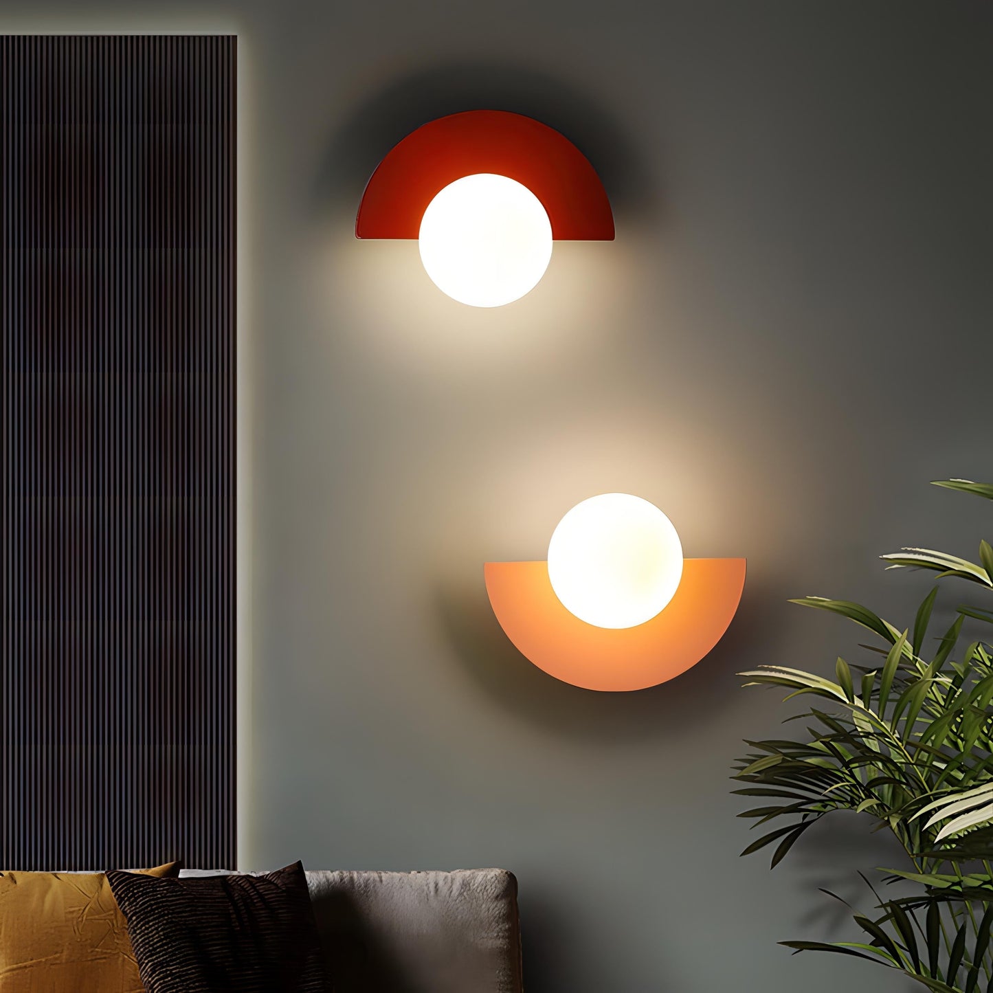 Vionis | Halbrunde Wandleuchte im nordischen Stil für minimalistische Eleganz 1