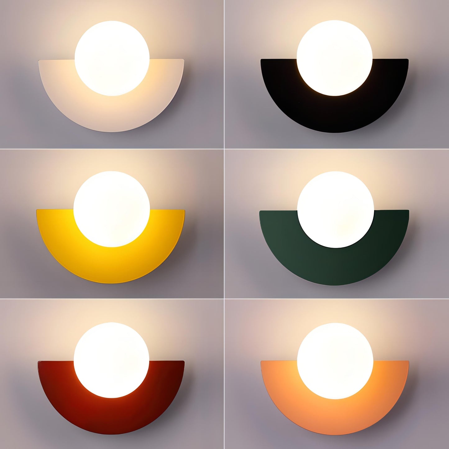 Vionis | Halbrunde Wandleuchte im nordischen Stil für minimalistische Eleganz 3
