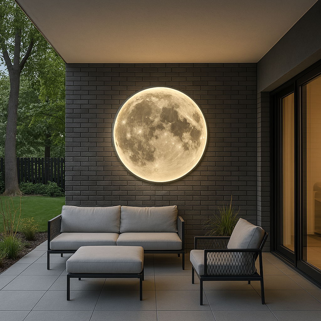 Wallure | Leuchtende Mond-Wandlampe für ein modernes Wohnen 5