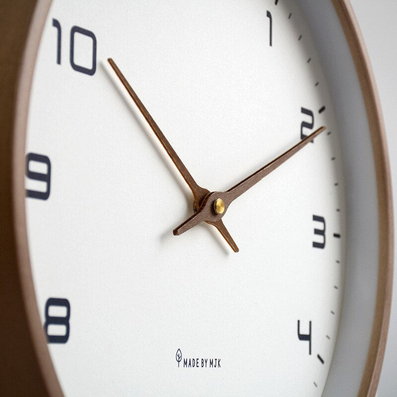 Wanduhr Modern Minimalistisch Skandinavisches Design Holz 2