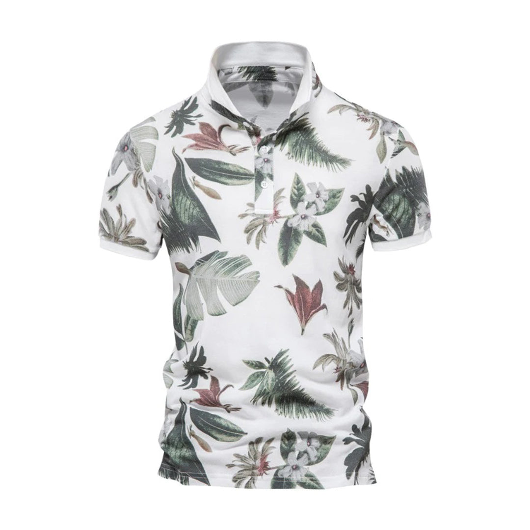 Herren Polo Shirt Gedruckt Atmungsaktiv Lässig Komfortabel-3