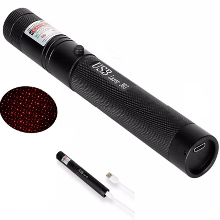 Wiederaufladbarer Laserpointer mit großer Reichweite für den Einsatz im Freien 5