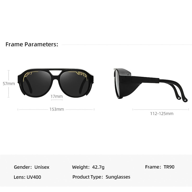 Winddichte UV400 Viper Motorrad-Sonnenbrille 2