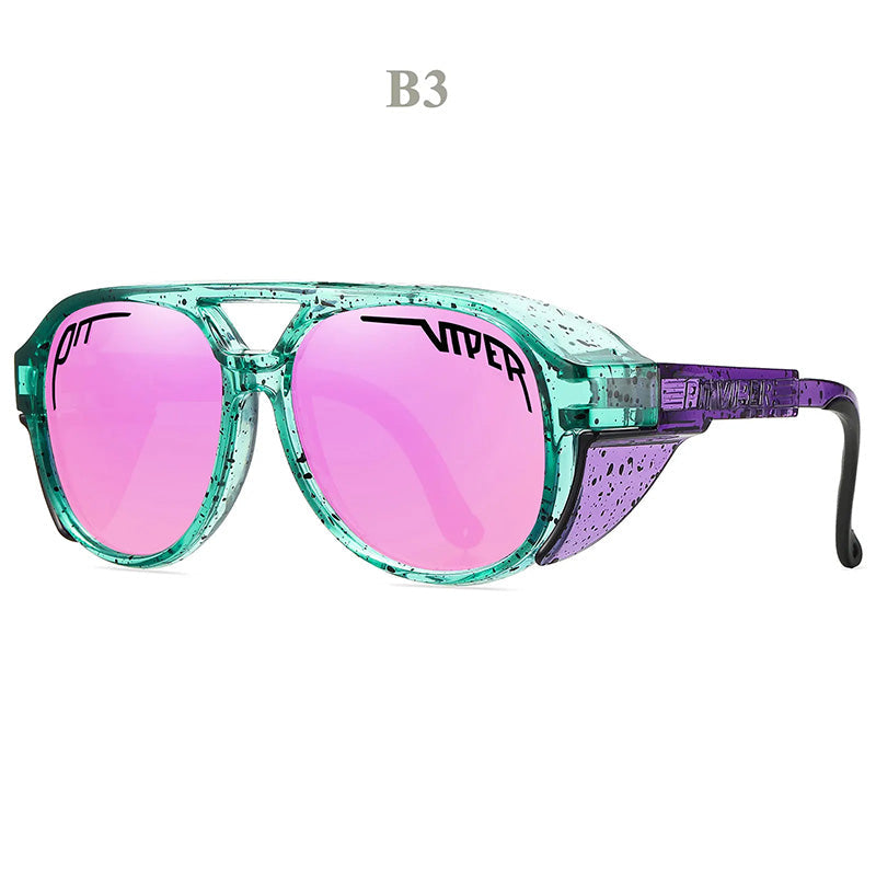 Winddichte UV400 Viper Motorrad-Sonnenbrille 4