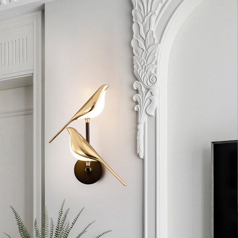 WingAura – Stilvolle Wandleuchte im Vogel-Design 3