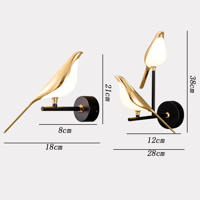 WingAura – Stilvolle Wandleuchte im Vogel-Design 7