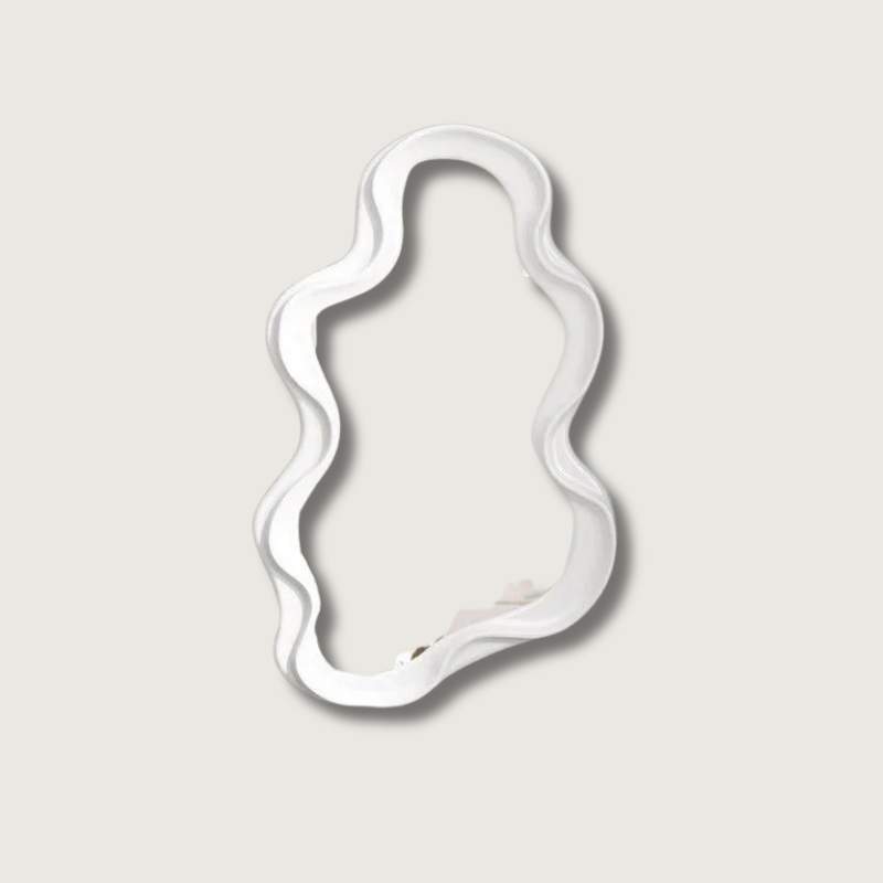 Wolkenförmiger Spiegel aus ABS – Kreatives Design für Wohnzimmer, Schlafzimmer und Badezimmer, 40,5 x 23 cm 1