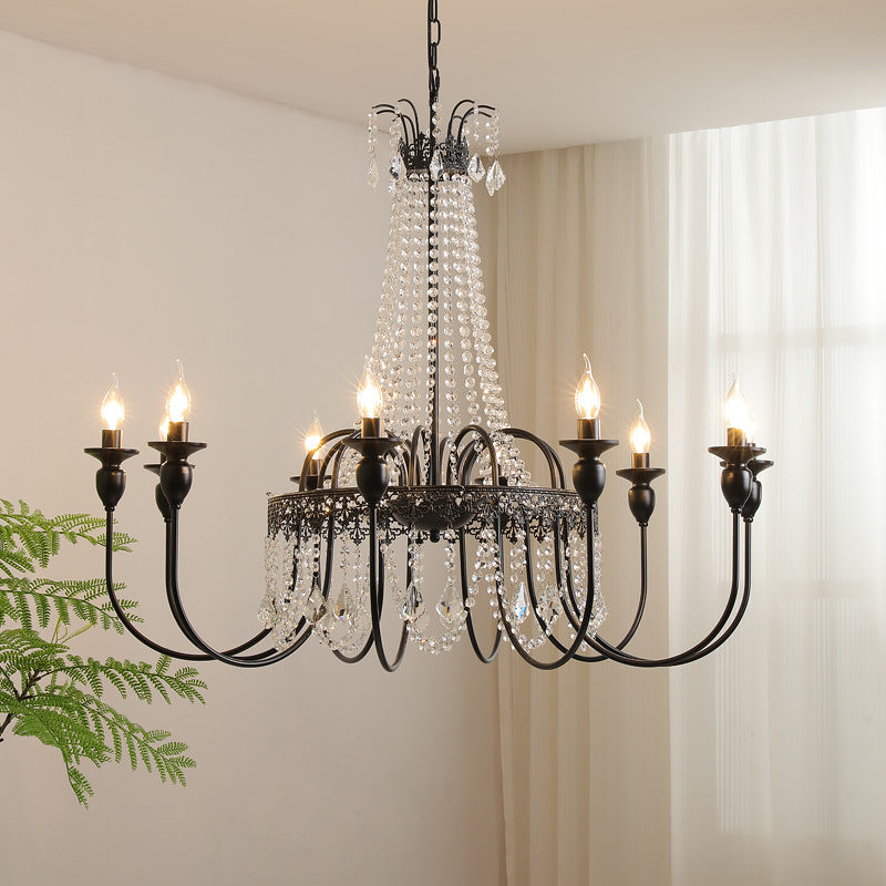 Zeniva | Kristall-Kronleuchter im Vintage-Stil für Schlafzimmer 1